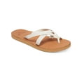 thumbnail image 1 of Roxy Womens Gemma  Leather Slip On Slide Sandals, 1 of 3