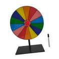 thumbnail image 3 of Juego de mesa giratoria con premios de mesa, rueda de la fortuna de mesa, con bolígrafo borrable, suerte 14 cuadrícula, 3 of 9