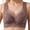 Brown, variant on Wireless Bras for Women Elegant Floral Lace Wide Strap Seamless T Shirt Bra Bralettes Everyday Bra