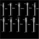 thumbnail image 4 of 10Pcs 1/8' Shank Tungsten Carbide Milling Cutter Rotary Steel HighSpeed Steel Cone Drill Set Diamond Drill, 4 of 5