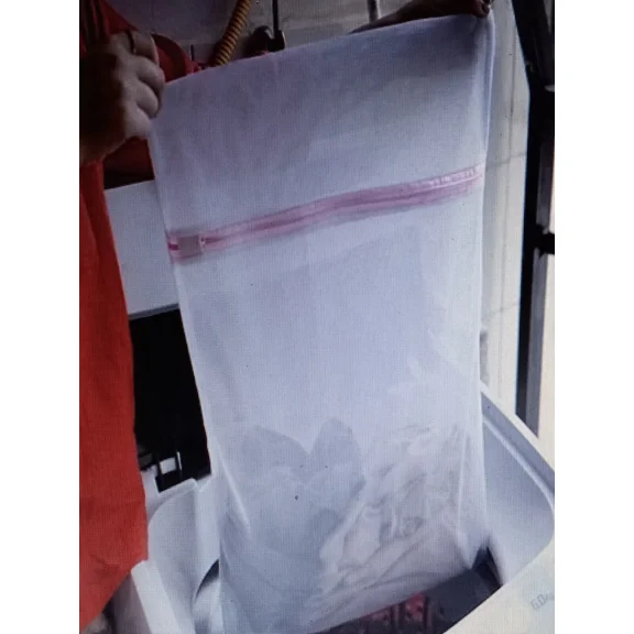 Large Mesh Laundry Bags, Set Of 2- 19X23"