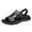 Black, variant on Black Mens Sandals Integrated Design Breathable Non Slip Soft Sole Thick Sole For Casual Wear And Outdoor Use In Spring Summer Seasons Size 38