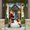 B, variant on YIKA 35 X 72 Inch Christmas Door Cover Christmas Door Curtain Christmas Day Door And Wall Decoration Festival Party Decoration Christmas Decorations C