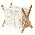 thumbnail image 1 of Boho Magazine Holder, Repvävt Magazine Rack, Tidningskorgar With Reptygdesign, The Journal Of H, 1 of 4
