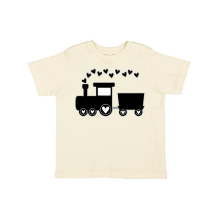 

Inktastic Valentines Day Heart Choo Choo Train Gift Toddler Boy Girl T-Shirt