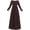 Brown, variant on Women's Regency Dress Jane Austen Costume Renaissance Lady Costume Dress