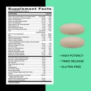 GNC Mega Men 50 Plus Clinically Proven Multivitamin Caplets, For Heart & Prostate Health, B Vitamins, Saw Palmetto, Memory, Vitamin D-3, 60 count