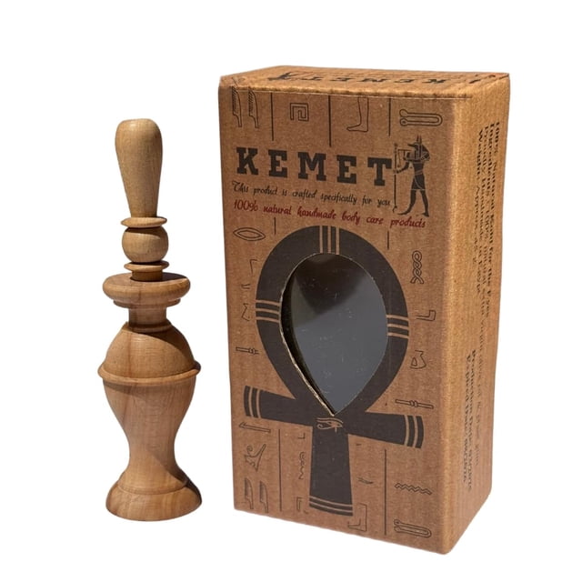 Delineador de ojos Kemet en polvo egipcio 100% natural con paquete Pharaoh