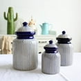 thumbnail image 3 of Haifle/ Cookie Jars For Kitchen Counter, Flour And Sugar Containers Ceramic, Kitchen Canisters For Countertop, Ceramic Airtight Jar-storage jar-750ml/26.5oz, 3 of 6