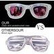 thumbnail image 5 of Gafas LED, gafas iluminadas que brillan en la oscuridad, gafas intermitentes de neón para fiesta de cumpleaños, Halloween, Pascua, 5 of 5