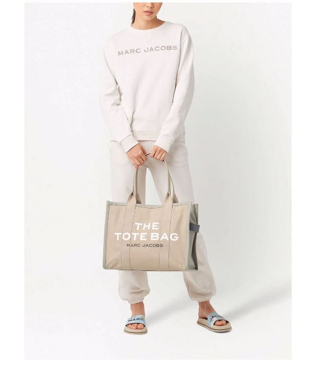 Marc Jacobs Women's The Colorblock Large Tote Bag, Beige Multi, H073M01RE21-261 One Size