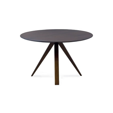 Saloom Furniture Nova 60 Round Maple Smooth Top Custom Dining Saloom Furniture Nova 60 Round Maple Smooth Top Custom Dining Table In Java Finish
