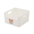 thumbnail image 3 of Homerr Storage Box Storage Case Storage Box Large Capacity Smooth Surface Handle Design Cartoon Bear Pattern Cabinet Sundries Storage Basket Household Supplies, 3 of 6
