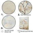 thumbnail image 3 of Designart "Melodic Beige Maple Minimalism" Tree Maple Floater Framed Canvas Art Print, 3 of 5