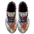 thumbnail image 2 of Happy 4th Of July Land Of The Free American flag Shoes Sneakers Black Size 3.5, 2 of 7