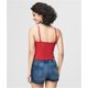 thumbnail image 2 of Aeropostale Solid Cami Tank Top para mujer, rojo, pequeño Aeropostale Cami, 2 of 2