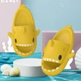 thumbnail image 3 of Bathroom Sandals Cute Shark Slippers for Women Men, Shower Slides Casual Beach Shoes Anti-Slip Novelty Open Toe Lightweight Sole Sandals, 3 of 4