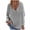 Gray, variant on 2024 Sweaters for Women Long Sleeve Solid Color Knitwear Tops Single Breasted Loose Sweater Cardigan Coat Brown