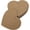 Brown, variant on Slccxzc 100pcs Heart Shaped Paper Cutouts Blank Handwritten Blessing Gift Tags
