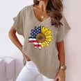 thumbnail image 2 of Birdeem T-Shirts à Col en V pour Femmes Mode Confortable Blouses Féminines Hauts, 2 of 6