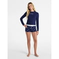 thumbnail image 2 of No Boundaries Sleepwear Boxer Shorts, Women’s, 2 of 5