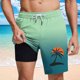 thumbnail image 2 of Pantalones Cortos Casuales para Hombre Imprimir con Bolsillos Pantalones de Playa de Cintura Elástica, Pantalones Cortos de Cintura Elástica para Hombre, 2 of 5