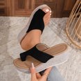 thumbnail image 4 of MKLEKYY Sandalias Flexibles de Cuña para Mujer, Zapatos Transpirables para Exteriores, Suela Gruesa, Informales, de Moda y para El Tiempo Libre., 4 of 4