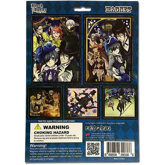 Magnet - Black Butler - Book of Circus Set #2 Collection Toys New ge39036