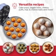 thumbnail image 3 of Holstein Housewares 12-Count Cake Pop Maker with Non-Stick Plates & Indicator Lights &acirc; Bakes 12 Sweet or Savory Pops Fast, P, 3 of 8