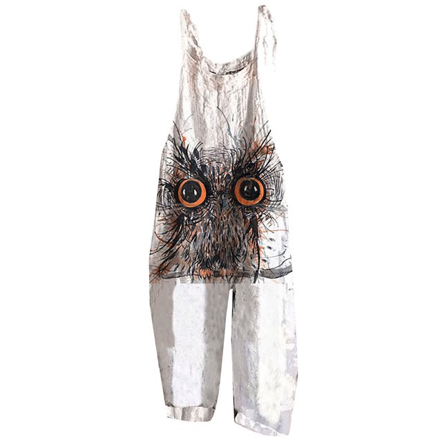 Mono de mujer, monos, monos para mujer, estampado de verano, sin mangas, sin espalda, holgado, monos largos, mono Odeerbi ODB-2