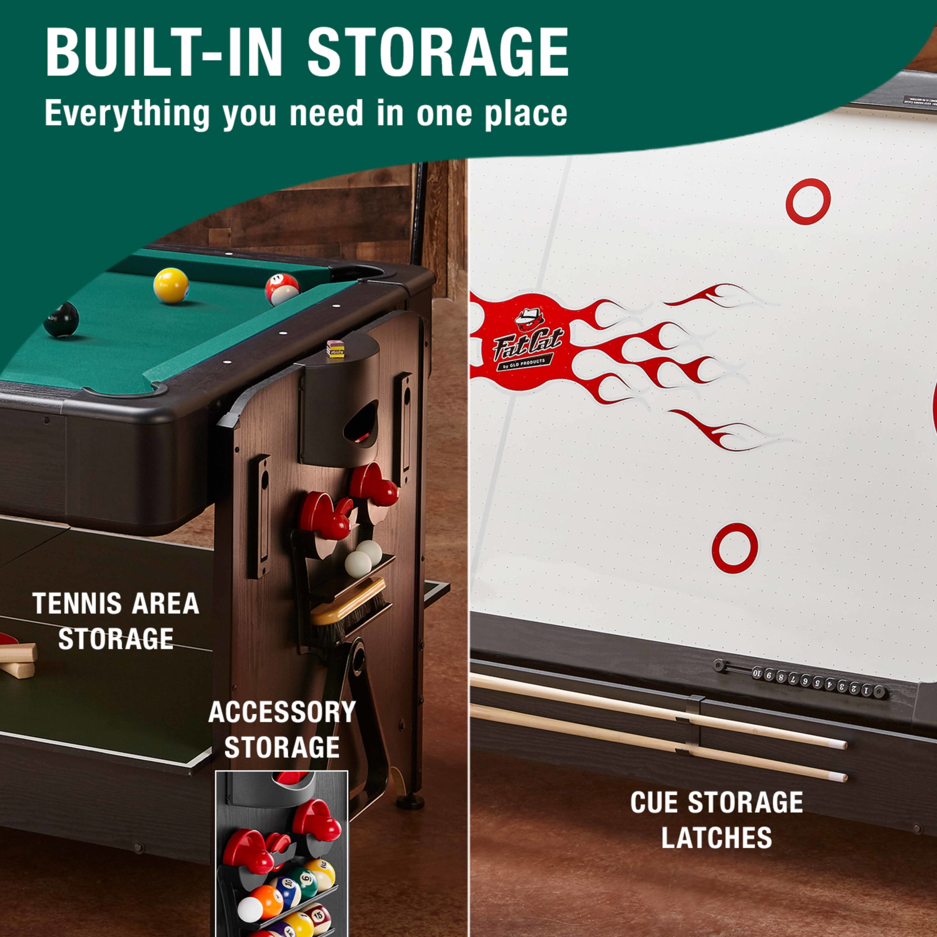 Fat Cat 72 3-in-1 Flip Multi Game Table