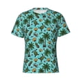 thumbnail image 3 of Naloa Pineapple Sea Turtle Men's T-Shirt Sport T-shirt Men's Basic Tee Casual Men's Shirt, Round Neck, Short Sleeves - X-Large, 3 of 5