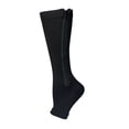 thumbnail image 2 of Yuedong Compression Socks Stockings Sports Stovepipe Conventional Copper Ion Open Toe Zipper Exercise Stress Elastic, 2 of 23