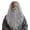 Grey, variant on VZQI Long Curly Wig and Beard Set for Adults, Wizard Santa Costume Wig for Halloween Cosplay Party