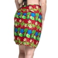 thumbnail image 3 of HAPPY BAY Women's Beachwear Summer Bikini Wraps Beach Wrap Swimwear Coverups Sarong Cover up Skirt Bathing suit Pareo for Women One Size Sangria, Tropical Floral, 3 of 5
