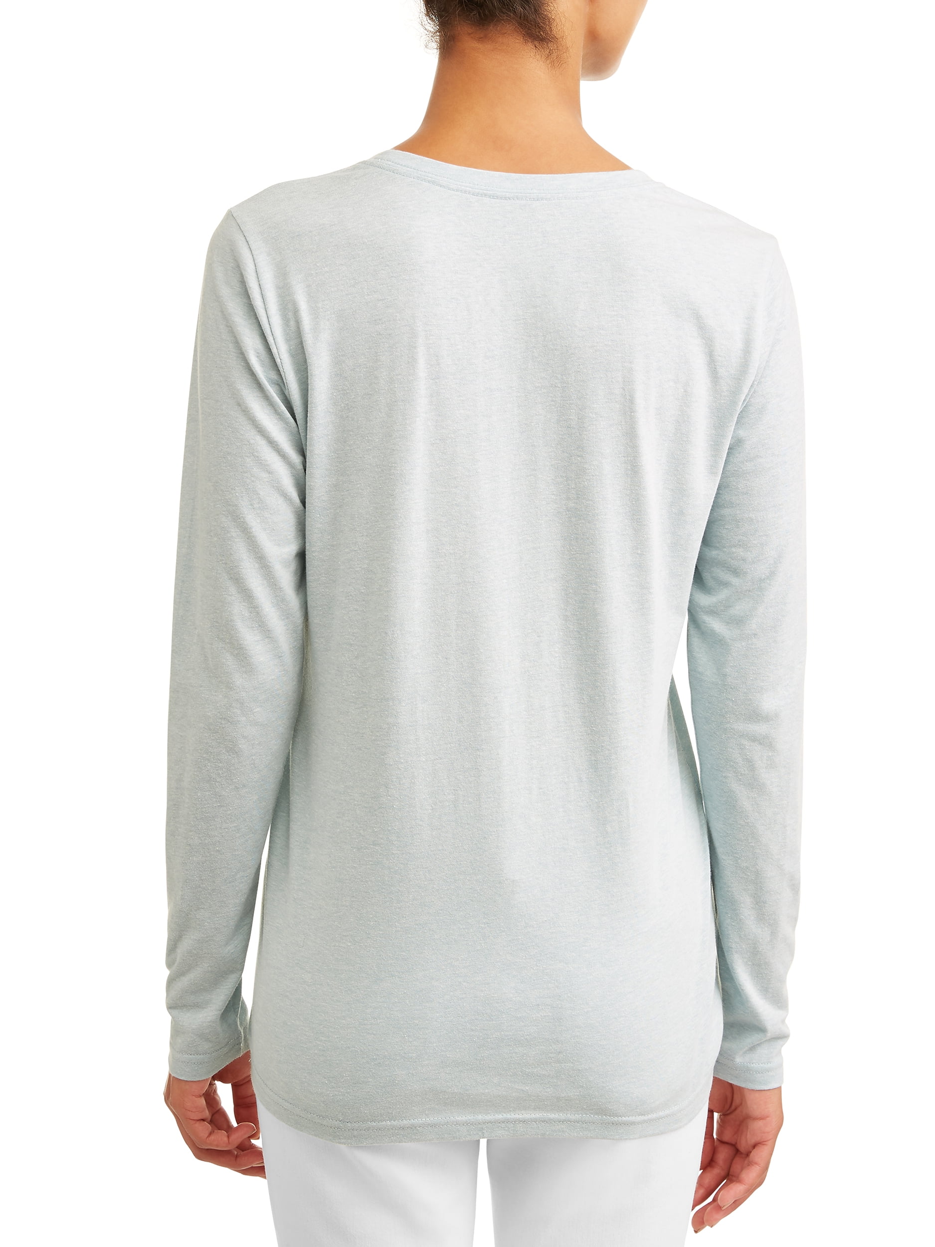 Long Sleeve Crew Neck T-Shirt Lee Pipes Gray Boy/'s Medium