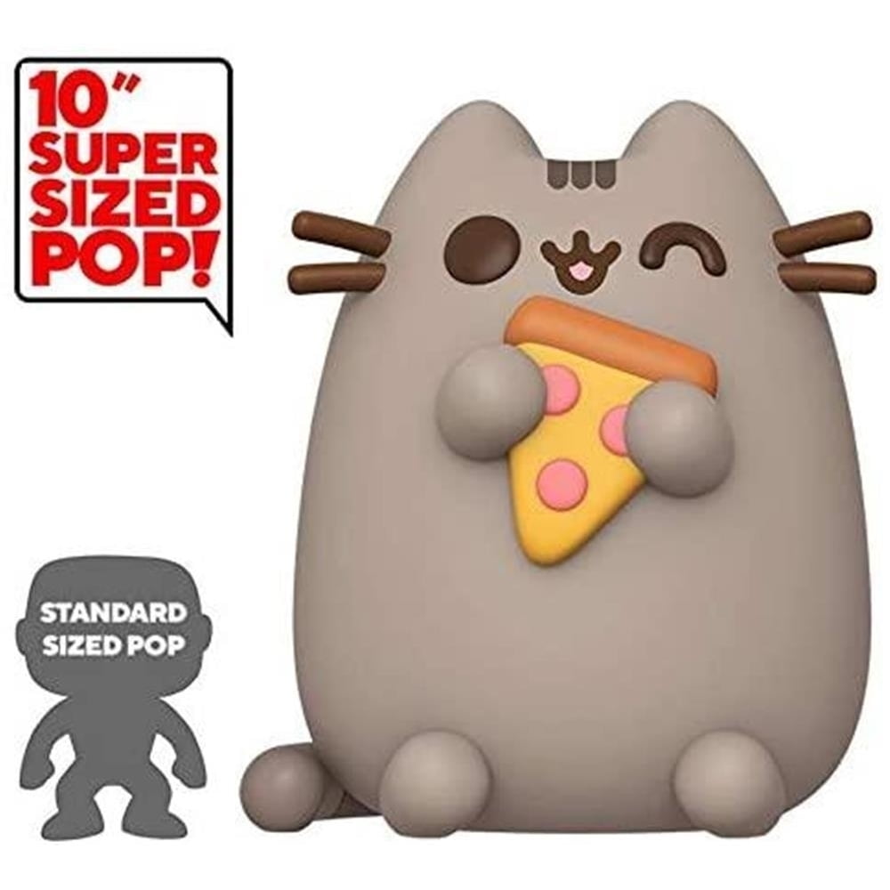 Funko Pop! Pusheen The Cat With Pizza Super-Sized 10 Special Edition Figure - Walmart.com