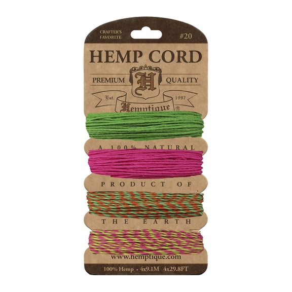 Hemptique #20 Variegated Hemp Cord Cards