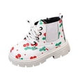 thumbnail image 4 of LvhaoGJOB Ankle Boots for Kids Lace-Up Design Side Zipper ankle boots short boots All Season Footwear, 4 of 8