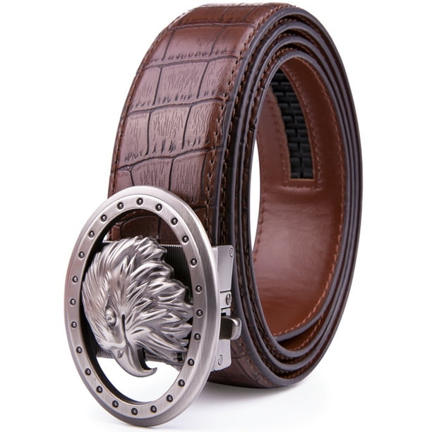 Access Denied Bonded Leather Belts For Men Ratchet Belts Casual