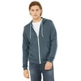 thumbnail image 2 of Canvas  Zip-up Polycotton Fleece Hooded Sweatshirt / Hoodie, 2 of 4