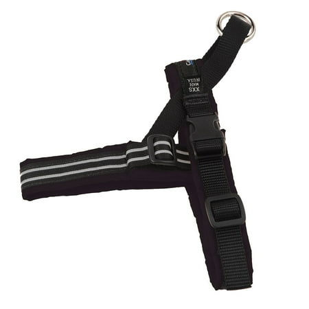 UPC: 0816642010266 | ComfortFlex American Made Fully Padded Reflective No Pull Dog Harness  Raven Black  XSmall