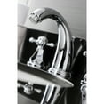 thumbnail image 4 of Kingston Brass KB4981BX Metropolitan Widespread Bathroom Faucet with Pop-Up Drain, Polished Chrome, 4 of 8
