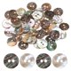thumbnail image 1 of Botones de Concha Natural Uxcell [50pcs] - Botones de Costura de Madreperla de 12.5mm 2 Agujeros para Costura de Camisas y Decoración de Manualidades DIY - [Beige Blanco], 1 of 6