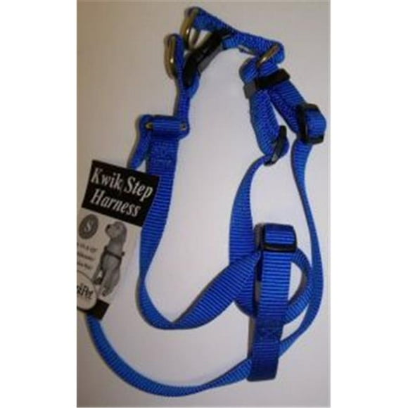 Omni Pet 445-19031 Omni Pet No.19SBLStep in Harness Nylon Size 14-22in Small Color Blue