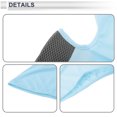 thumbnail image 4 of Máscaras de malla Unique Bargains, máscara facial de poliéster, cubierta facial, protección solar, transpirable, azul claro, 1 pieza, 4 of 6