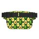 thumbnail image 3 of Fotbe Avocado Cangurera Cuadrada con Estampado de Doble Capa, Bolsa de Cintura Ajustable Mini para Hombres y Mujeres, 3 of 9