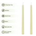 thumbnail image 3 of XINAOBAOLUO 11.8 inch LUXURY White Taper Candles Dripless scented Candles Christmas Candles Sticks Pack of 4, 3 of 6