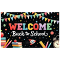 thumbnail image 1 of Colorful Design Back to School Banner Educational Theme Classroom Decor Welcome Sign for School Event Teacher's Day, 1 of 5