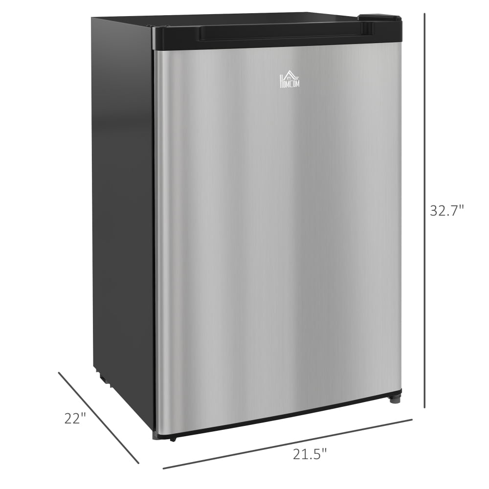 3.0 Cu.Ft Compact Upright Freezer, Mini Freezer with Adjustable Temperature, Reversible Door for Dorm, Apartment, RV